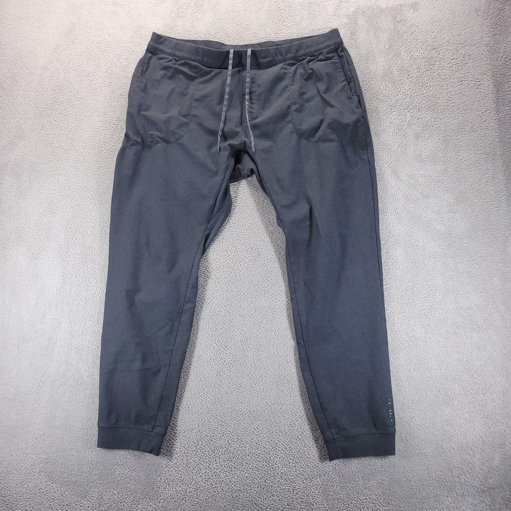 Peter Millar Pants Mens M Gray Apollo Performance Joggers Gym Workout